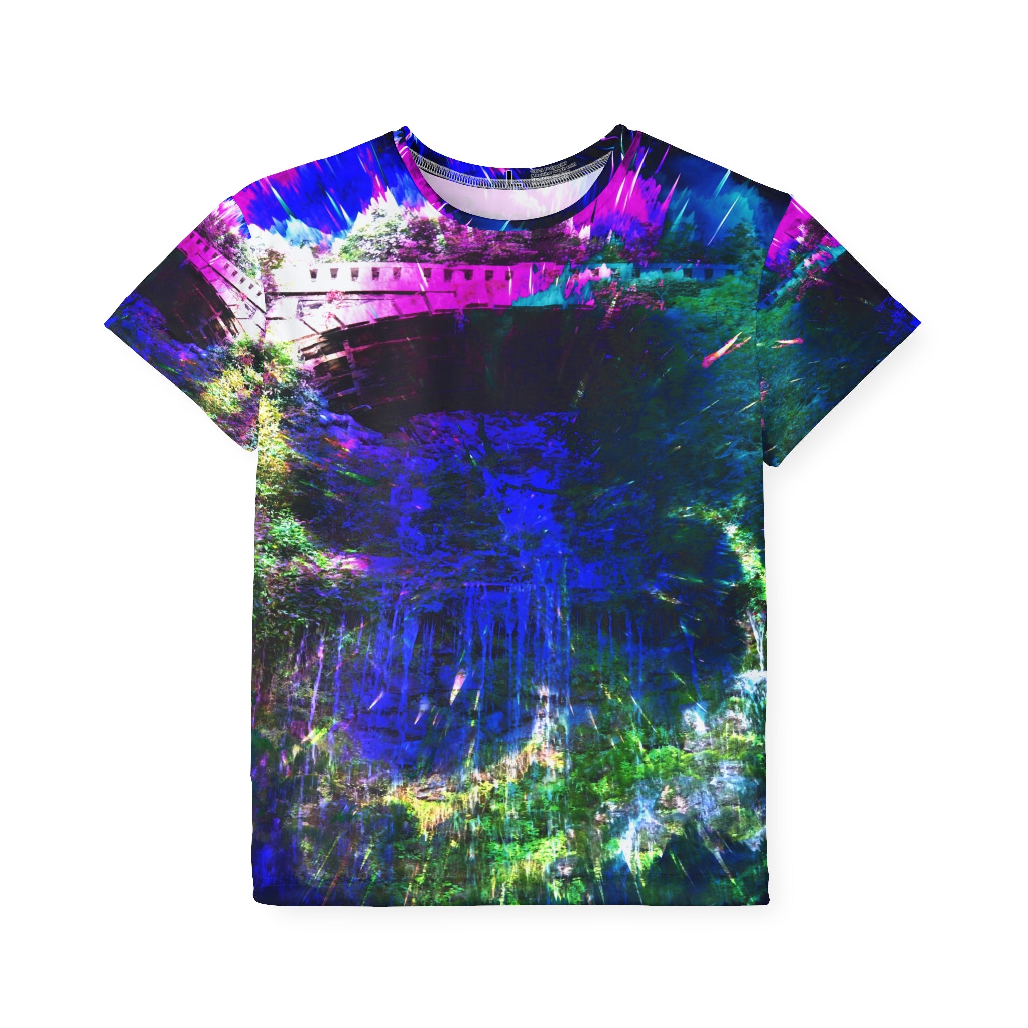 Creation’s Eathereal Falls Desires Kids Sports Jersey