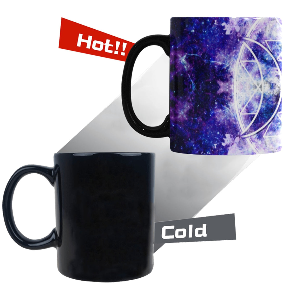 Amen Jin's Katerrina's Dracularian Dragoness Desires Triple Goddess Meditations Custom Morphing Mug(11OZ)(Made in USA)