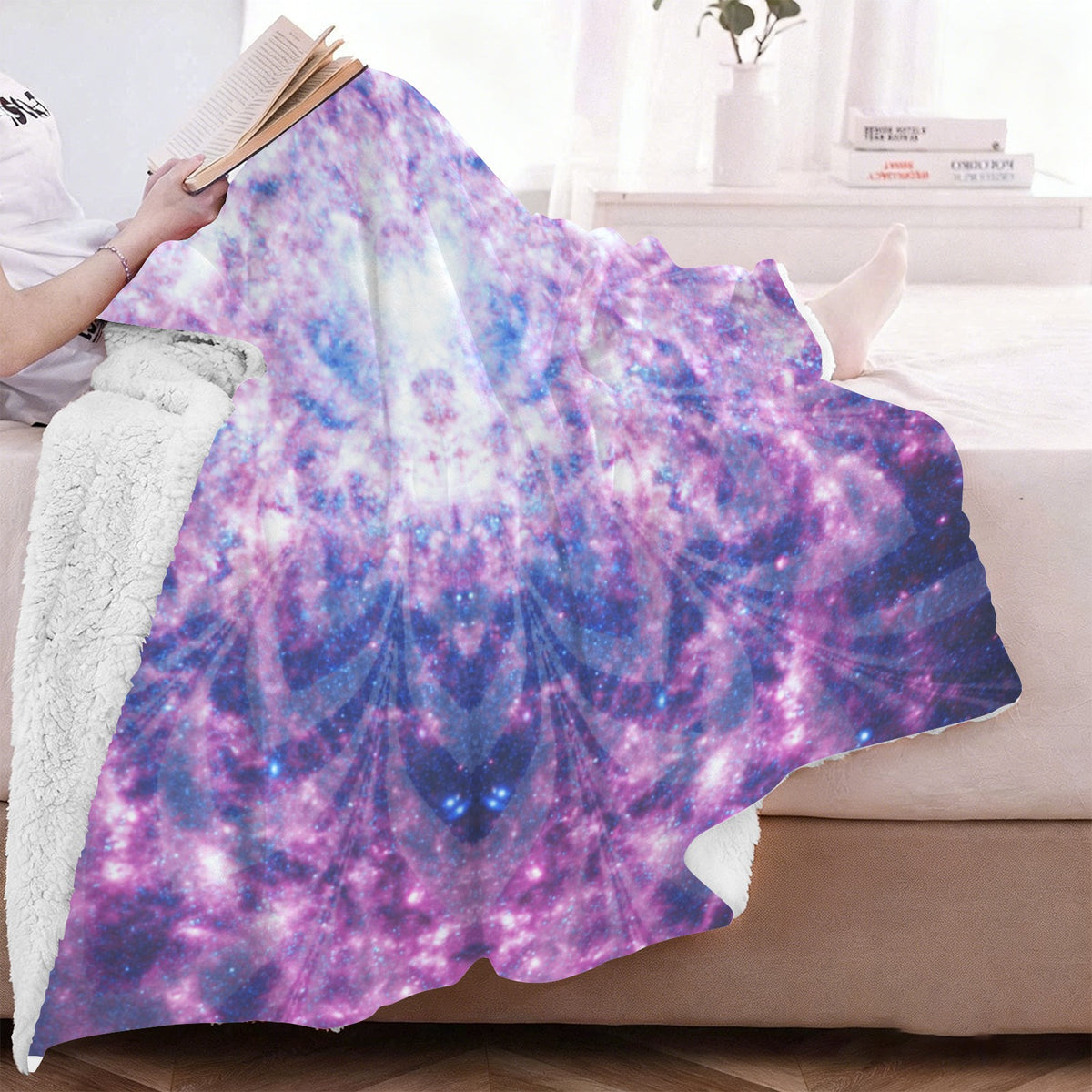 Katerina's Through Time & Space Desires Sherpa Fleece Blanket 60" x 80" | Ships from USA