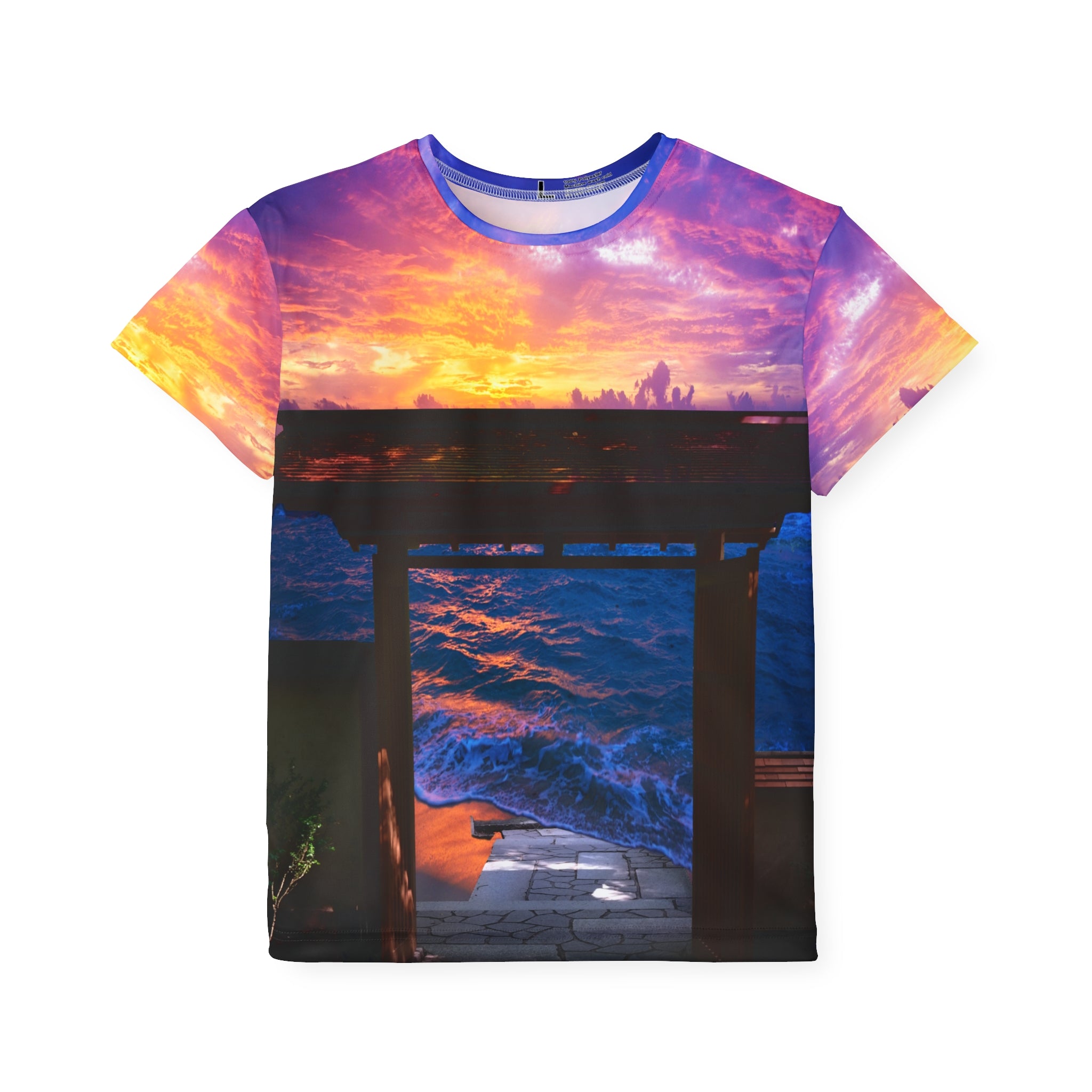 Sunset at Paradise Dreams Kids Sports Jersey