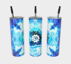 Amen Jin's Mandala of Dragon Fire Fairy Om Meditations Stainless Steel Tumbler