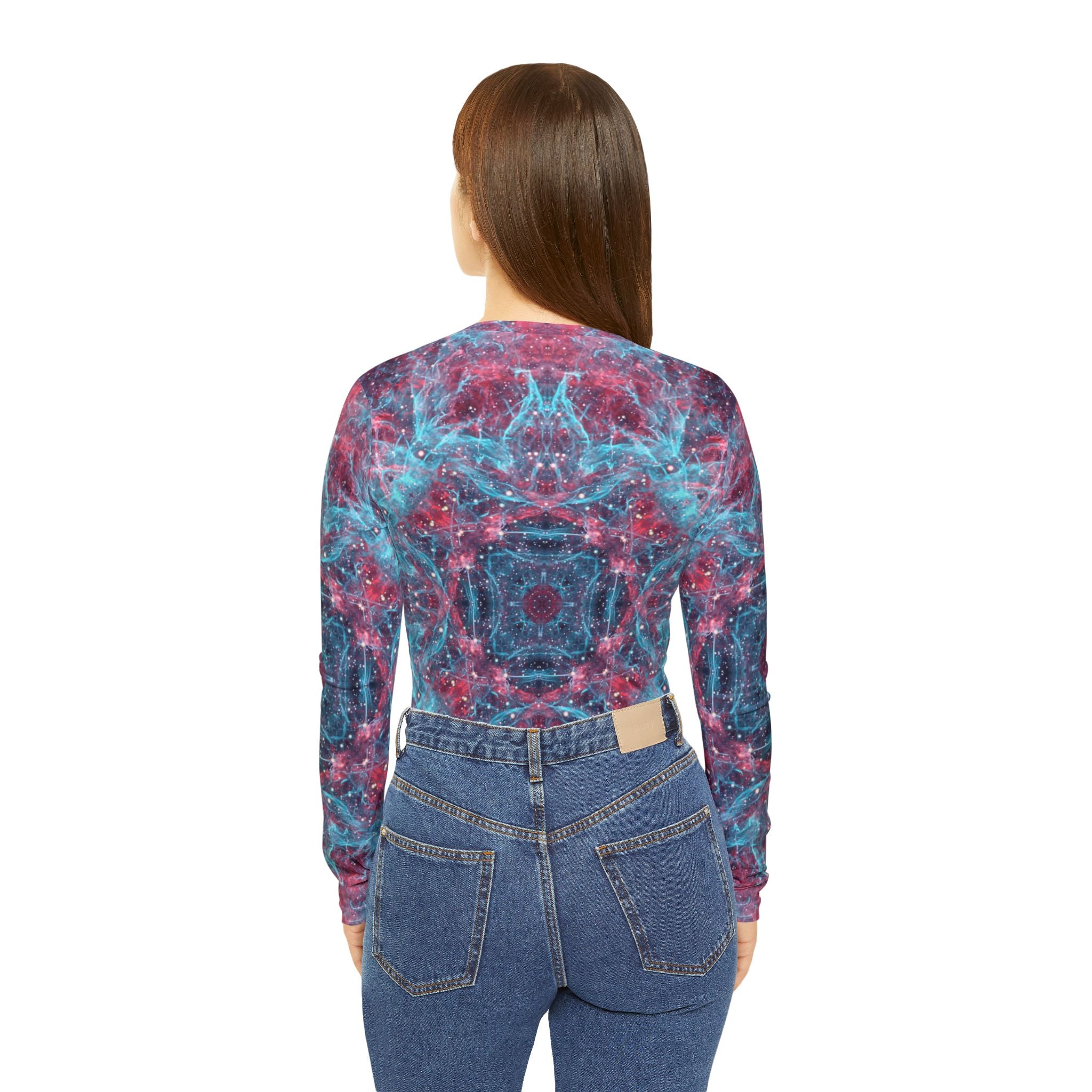 Nora's Anywhere Is Desires Women's Long Sleeve V-neck Shirt
