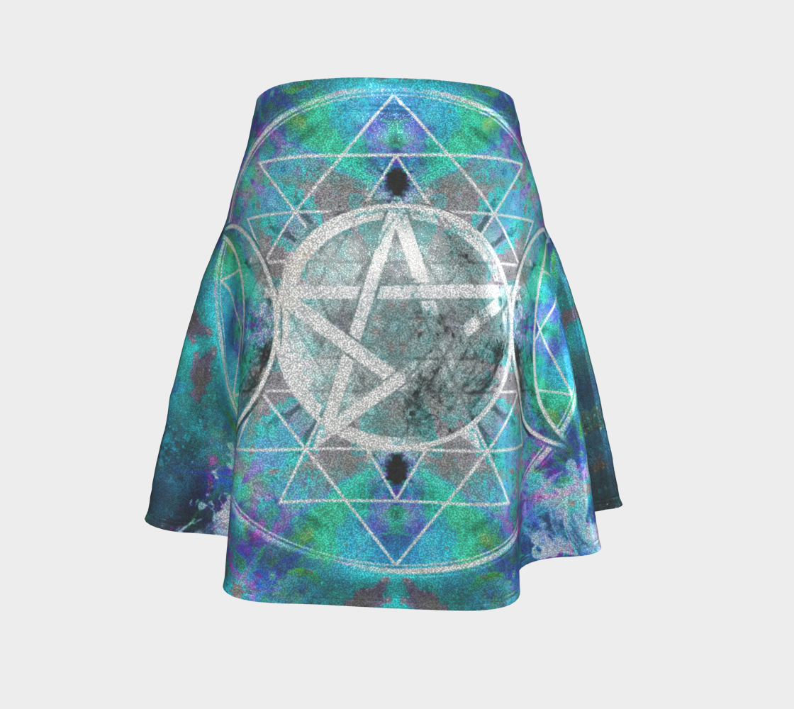 Katerina's Now & Forever Desires Triple Goddess Meditations Flare Skirt