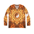 Svadisthana Yin Yang Meditations Long Sleeve V-neck Shirt