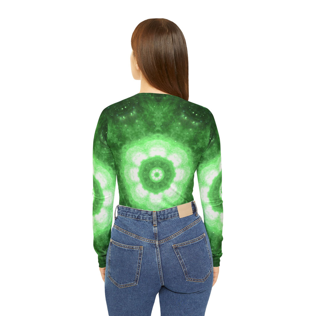 Anahata Desires Long Sleeve V-neck Shirt