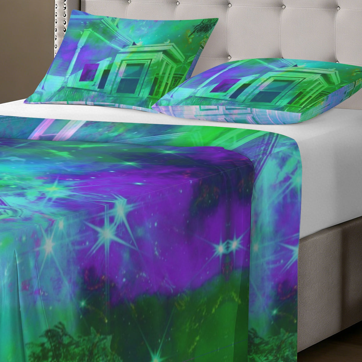 Katerina's Now & Forever Hocus Pocus Desires 3-Piece Bedding Set (Bed Sheet + Pillowcases)  | Ships from USA