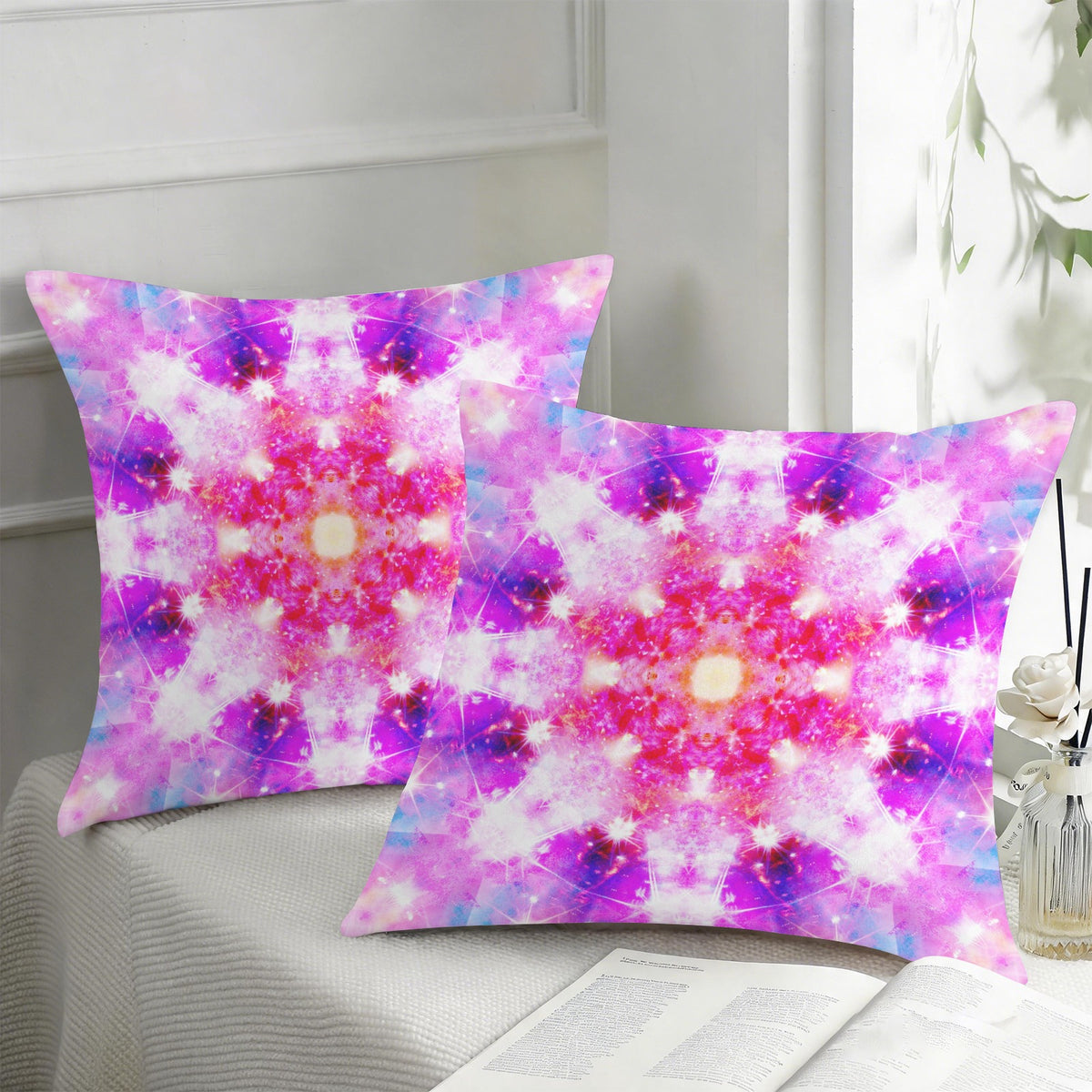 Katerina's Dreams of Angels Desires Custom Pillow Cases 18" x 18" (2-Pack) | Ships from USA