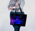 Amethyst Koi Dreams Vegan Leather Tote Bag