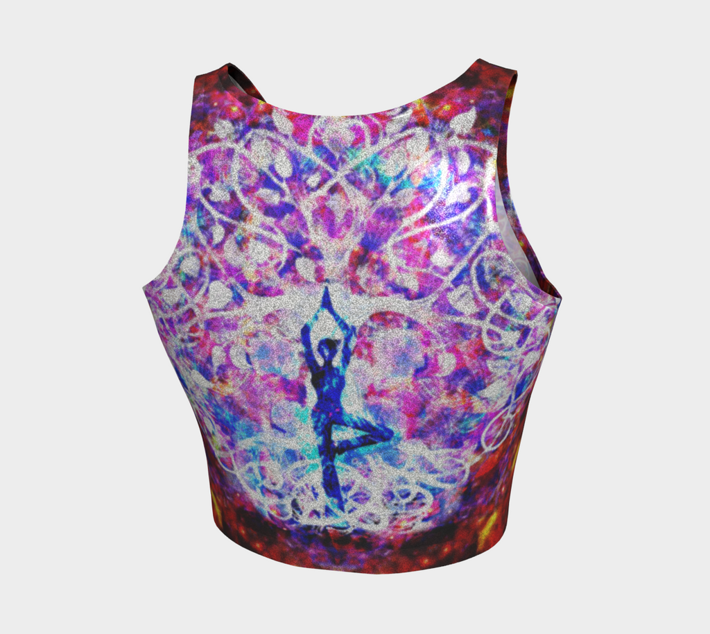 Katerina's Tears Namaste Meditiations Athletic Crop Top