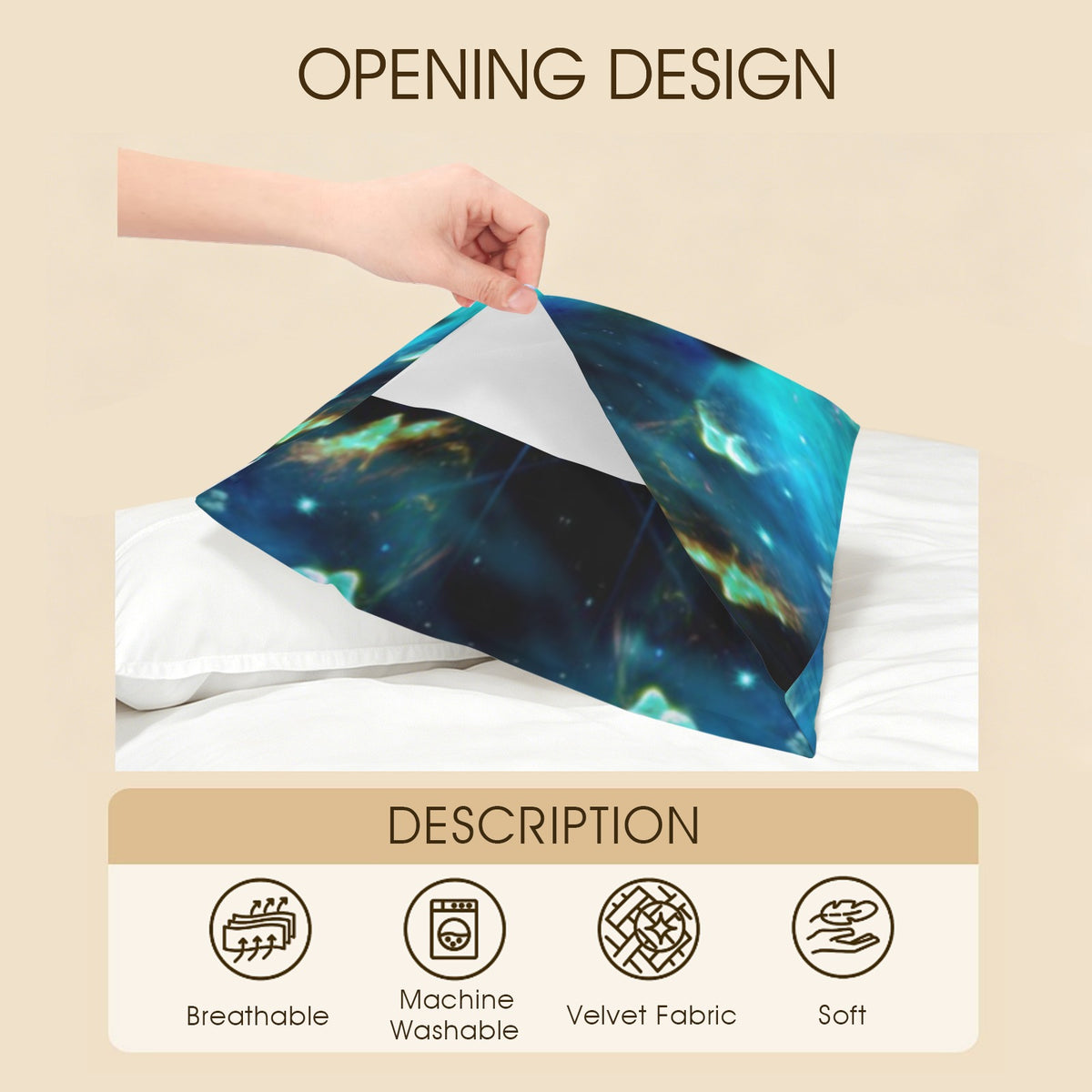Katerina's Now & Forever Koi Desires Pillow Case 36" x 20"  | Ships from USA