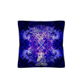 Katerina’s Dragon's Eye Desires Buddha Meditations Linen Throw Pillow 18" x 18" ( 1 Piece ) | Ships from USA