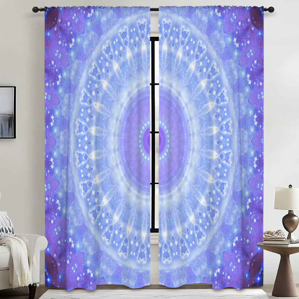 Katerina's Living on a Prayer Desires Floor-To-Ceiling Curtain 52x84inch | Ships from USA