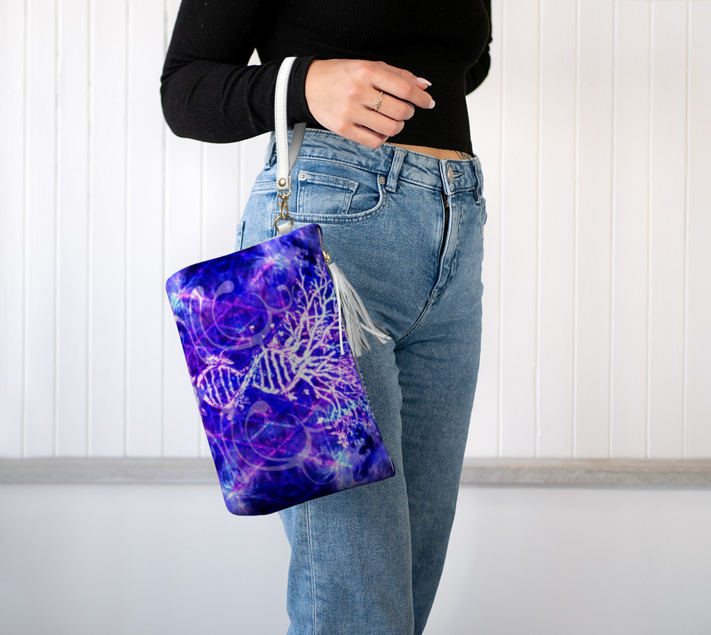Katerina's Dragon's Eye Desires Buddha Meditations Vegan Leather Makeup Bag