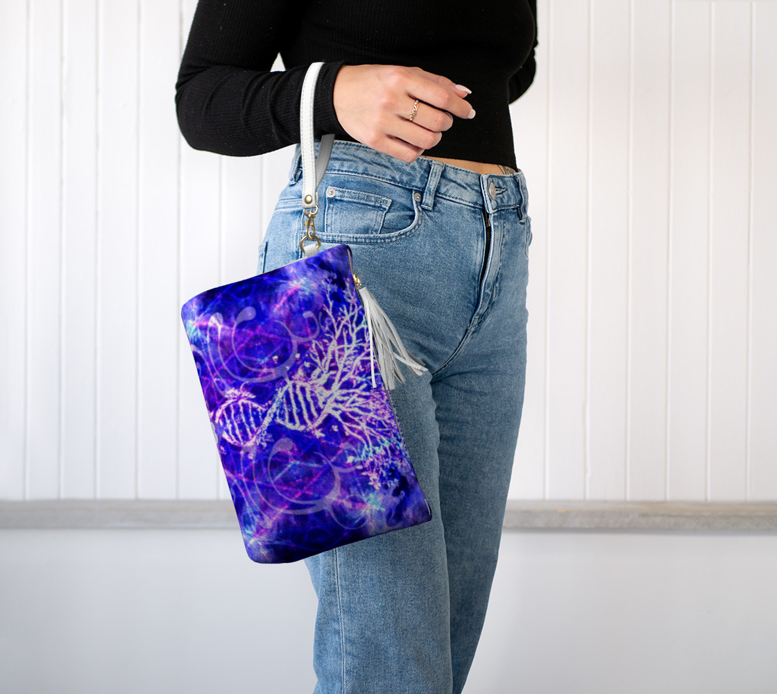 Katerina's Dragon's Eye Desires Buddha Meditations Vegan Leather Makeup Bag