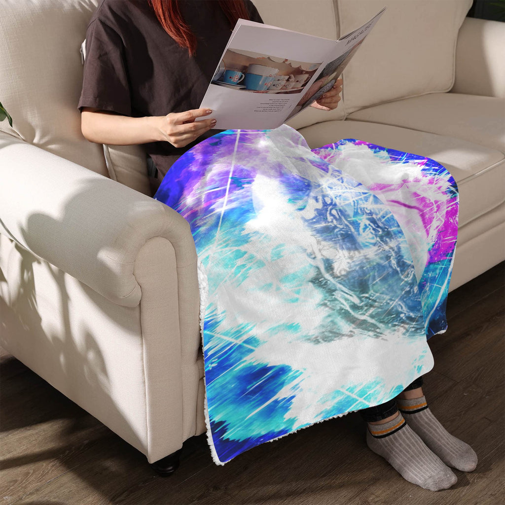 Creation's Koi Meditations Sherpa Fleece Blanket 30" x 40" | Ships from USA