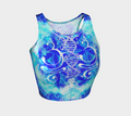 Amen Jin's Blue Sun Buddha Meditations Athletic Crop Top