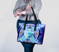 Amen Jin's Dragon's Gate Desires Triple Goddess Meditations Vegan Leather Tote Bag