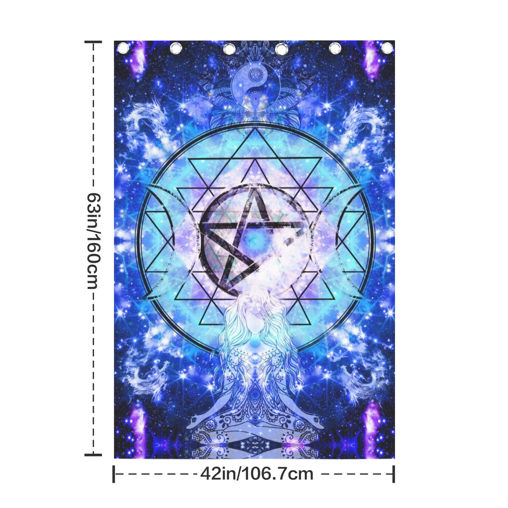 Amen Jin's Katerina's Eros & Psyche Magical Awakening Meditations Grommet Curtain 42" x 63" ( 1 Piece ) | Ships from USA