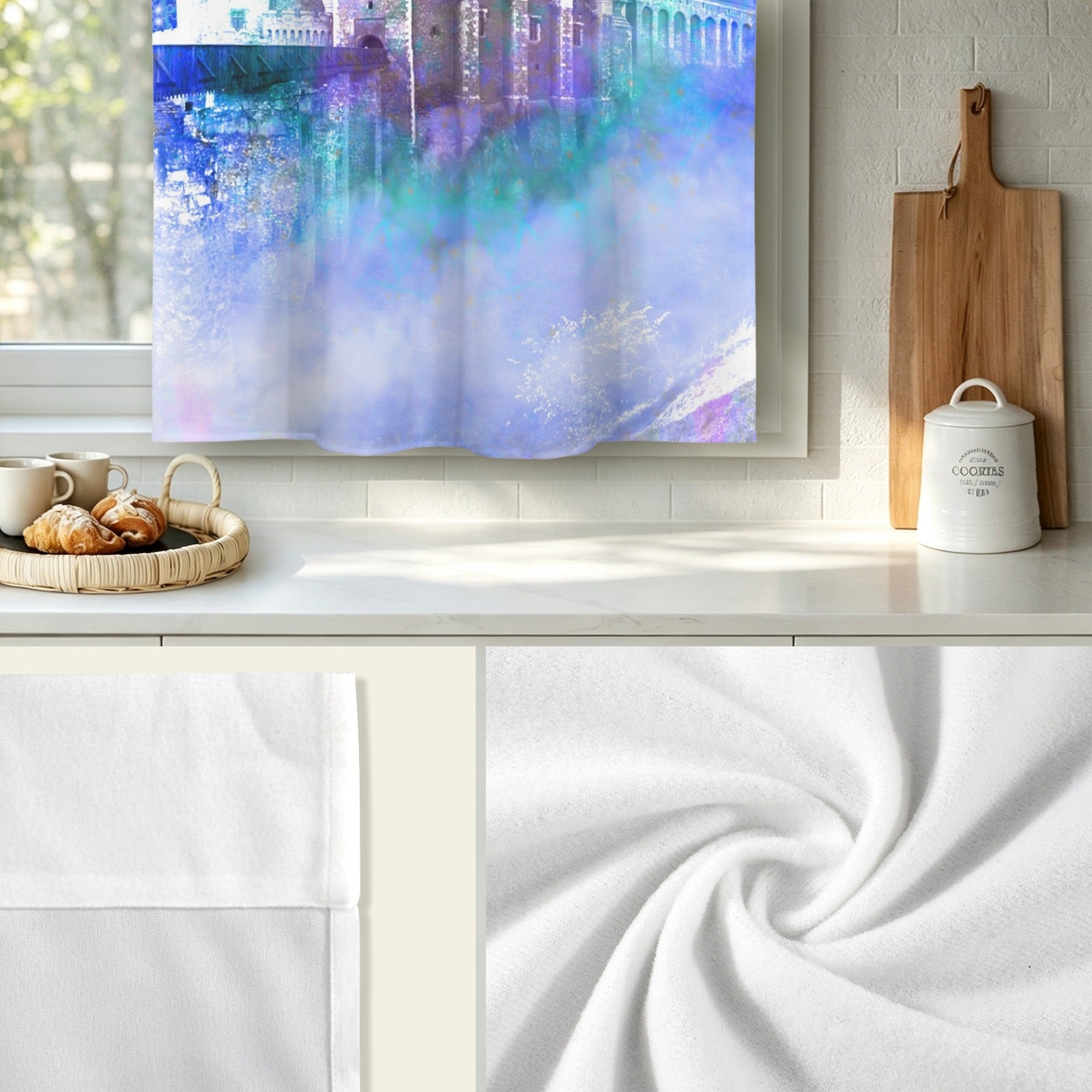Amen Jin's Katerina's Eros & Psyche Dracularian Meditations Window Curtain 27.6" x 39.4" ( 1 Piece ) | Ships from USA