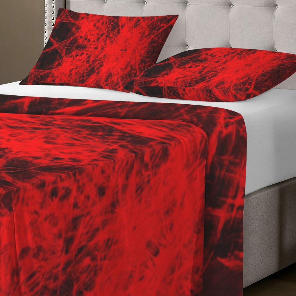 Katerina's Waiting for Hello Desires 3-Piece Bedding Set (Bed Sheet + Pillowcases)  | Ships from USA