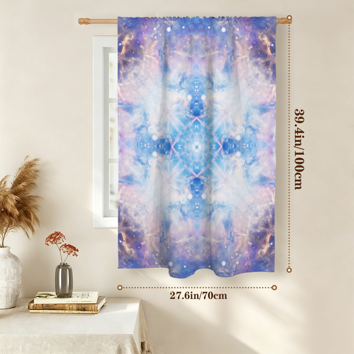 Katerina's Winterborn Desires Window Curtain 27.6" x 39.4" ( 1 Piece ) | Ships from USA