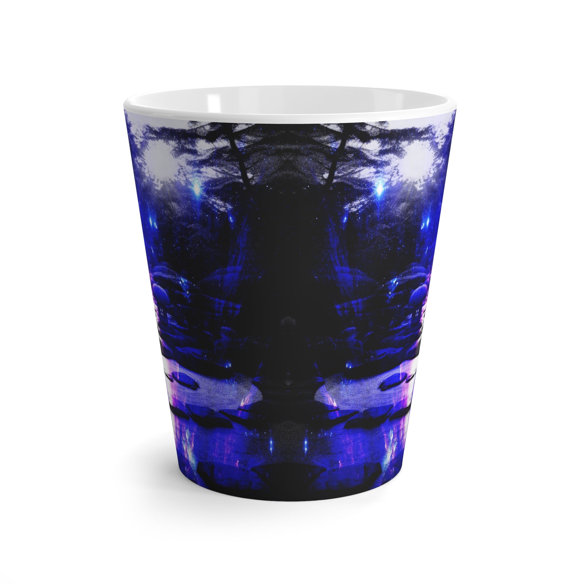 Amethyst Sapphire Tranquil Garden Dreams Latte Mug