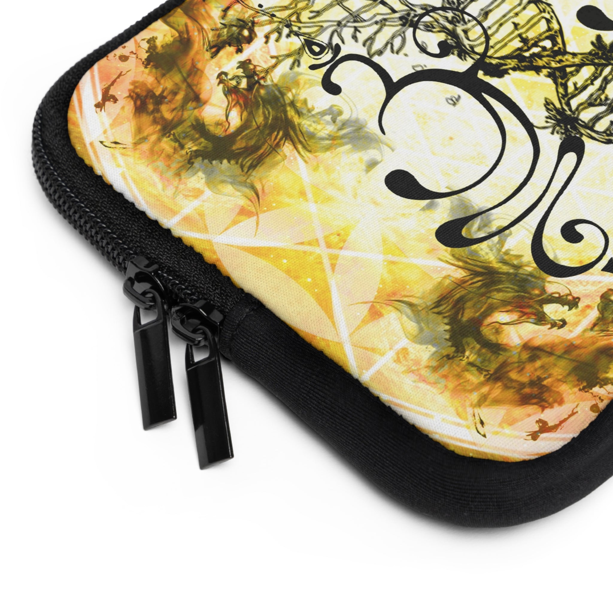 Katerina's Golden Desires Buddha Meditations Laptop Sleeve