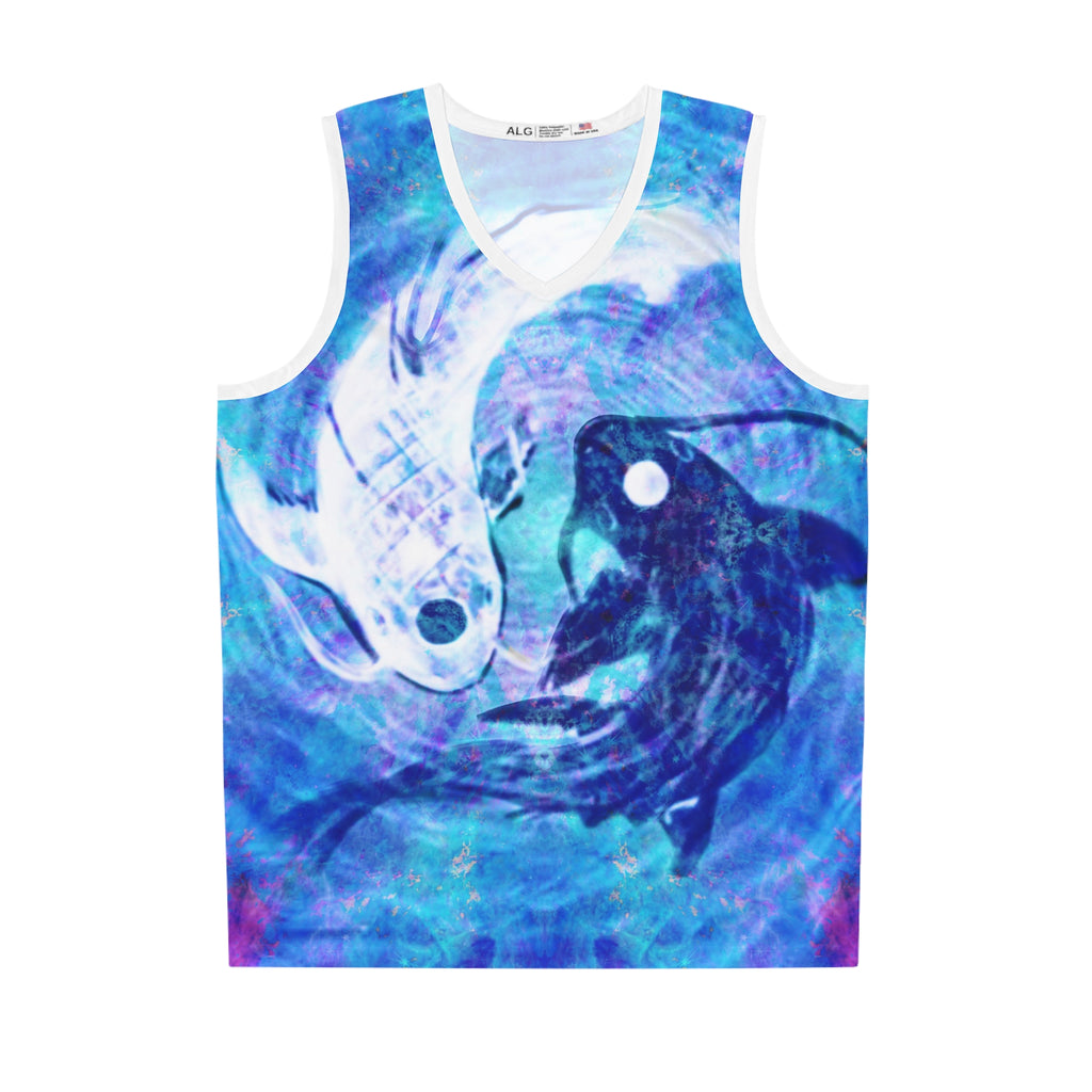 Amen Jin's Lotus Koi Desies Basketball Jersey