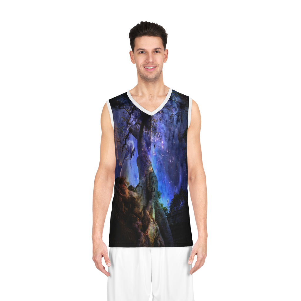 Universal Tree Dreams Basketball Jersey
