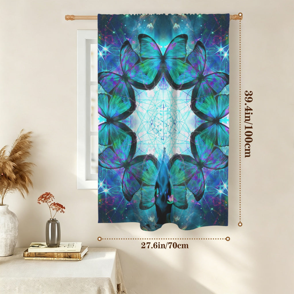 Katerina's Now & Forever Metamorphosis Meditations Window Curtain 27.6" x 39.4" ( 1 Piece ) | Ships from USA