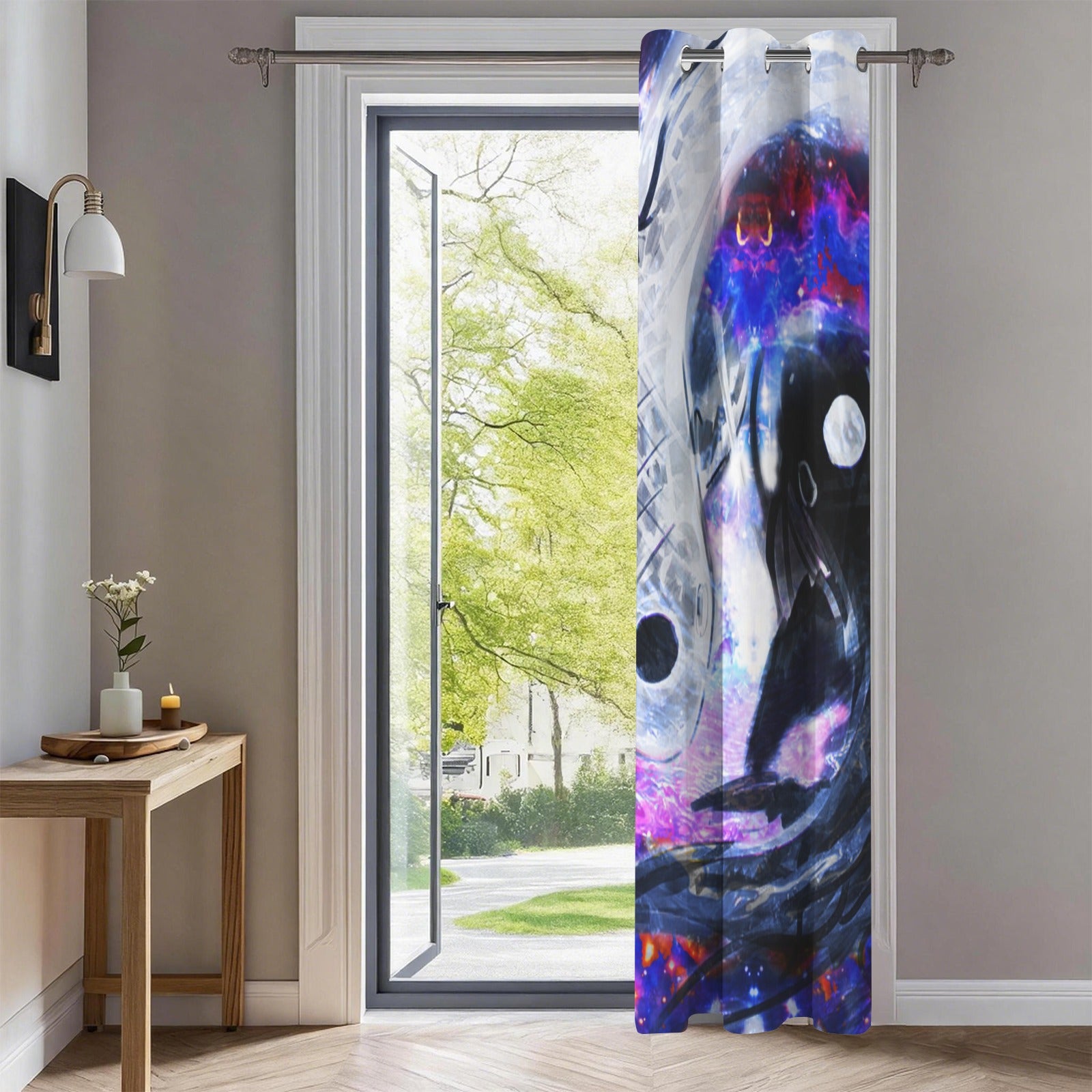 Katerina's Cassandra Koi Desires Grommet Curtain 42" x 84" ( 1 Piece ) | Ships from USA