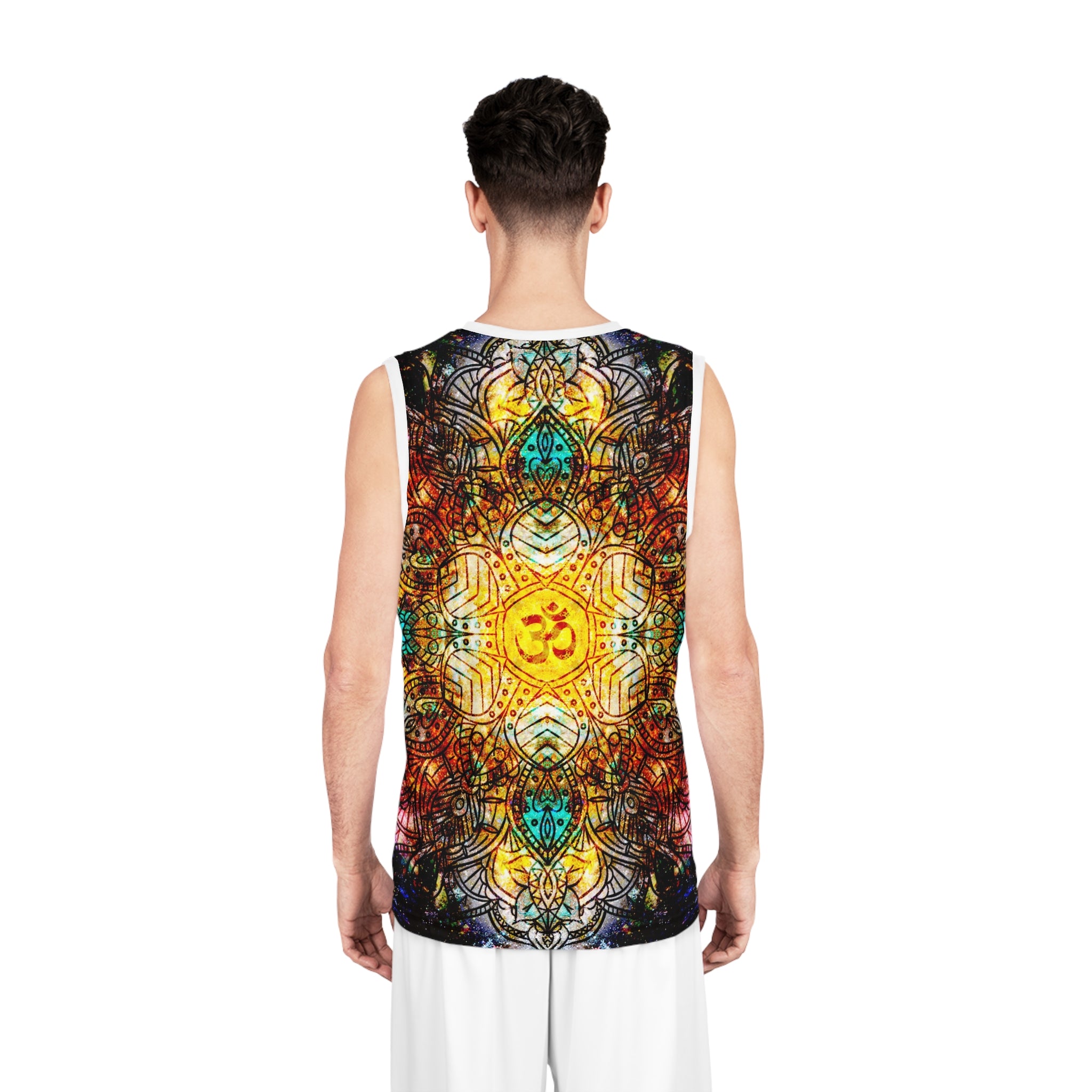 Amen Jin's Breathe Again Om Meditations Basketball Jersey