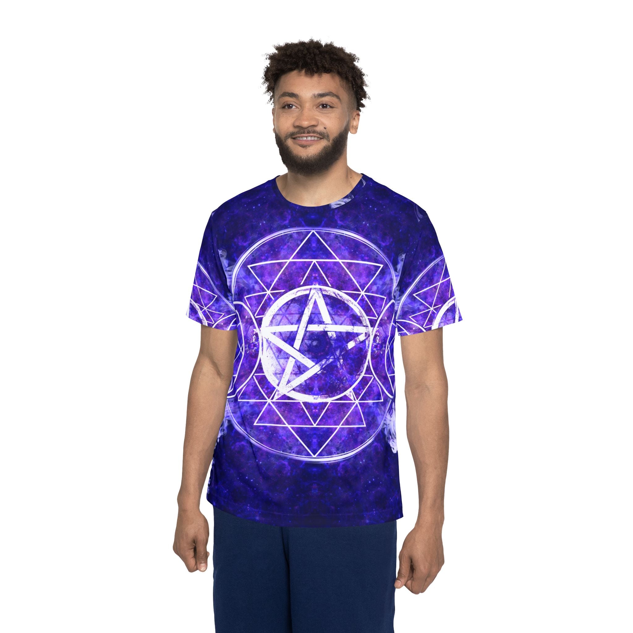 Katerina's Dragon's Eye Triple Goddess Meditations Men's Sports Jersey