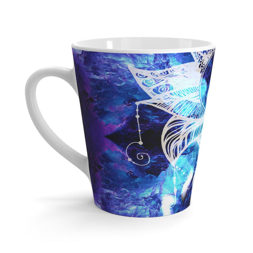 Amen Jin's Dragon's Gate Lotus Meditations Latte Mug
