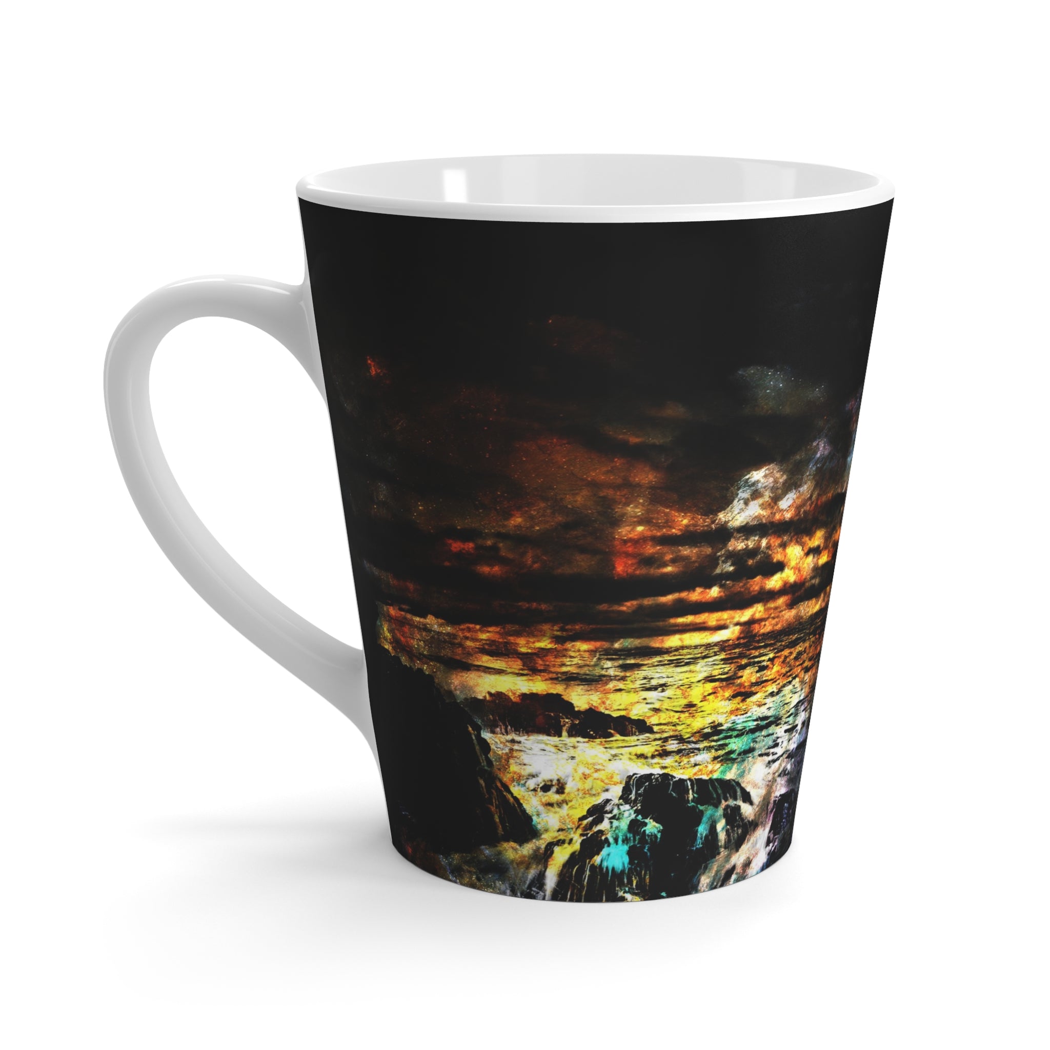 Breathe Again Cosmic Falls Dreams Latte Mug
