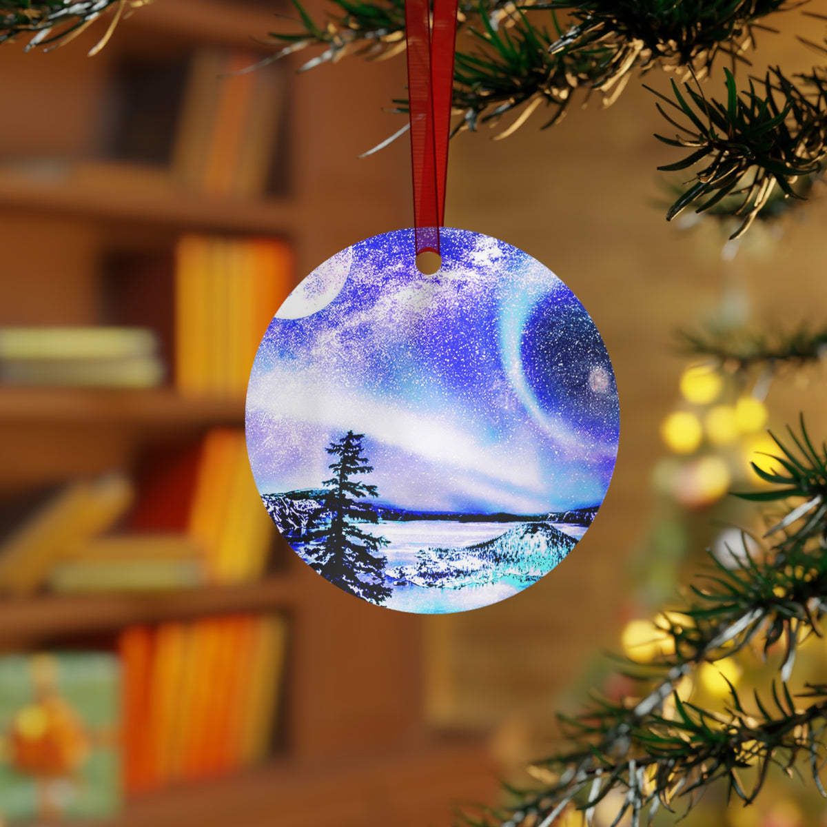 Katerina's Lolite Noel Yule Night Dreams Metal Ornaments