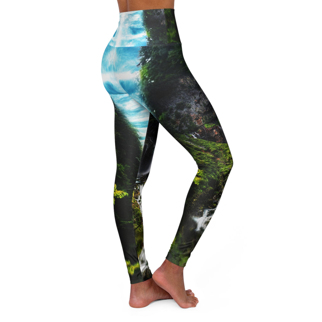 Abalone Lake Dreams High Waisted Yoga Leggings