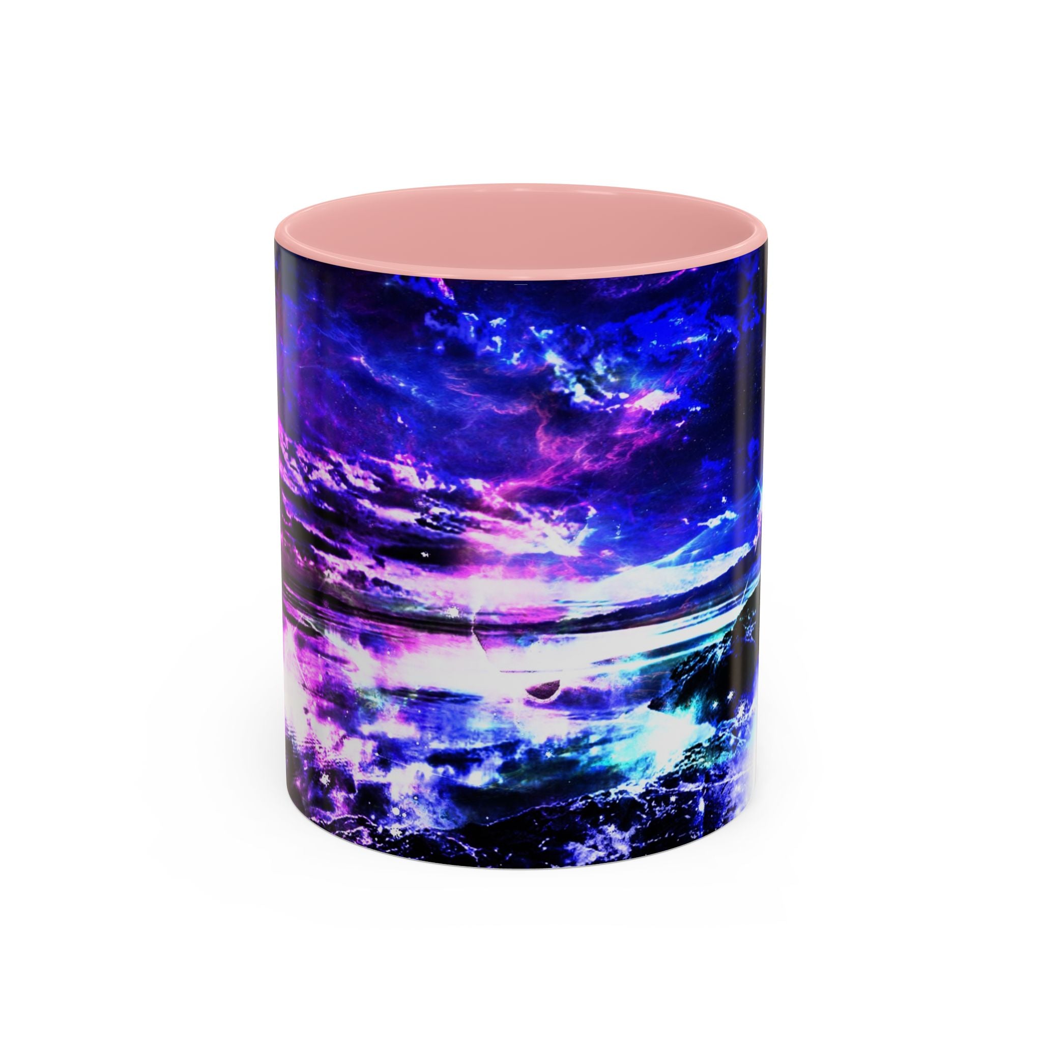 Amethyst Dancing Sea Dreams Accent Coffee Mug
