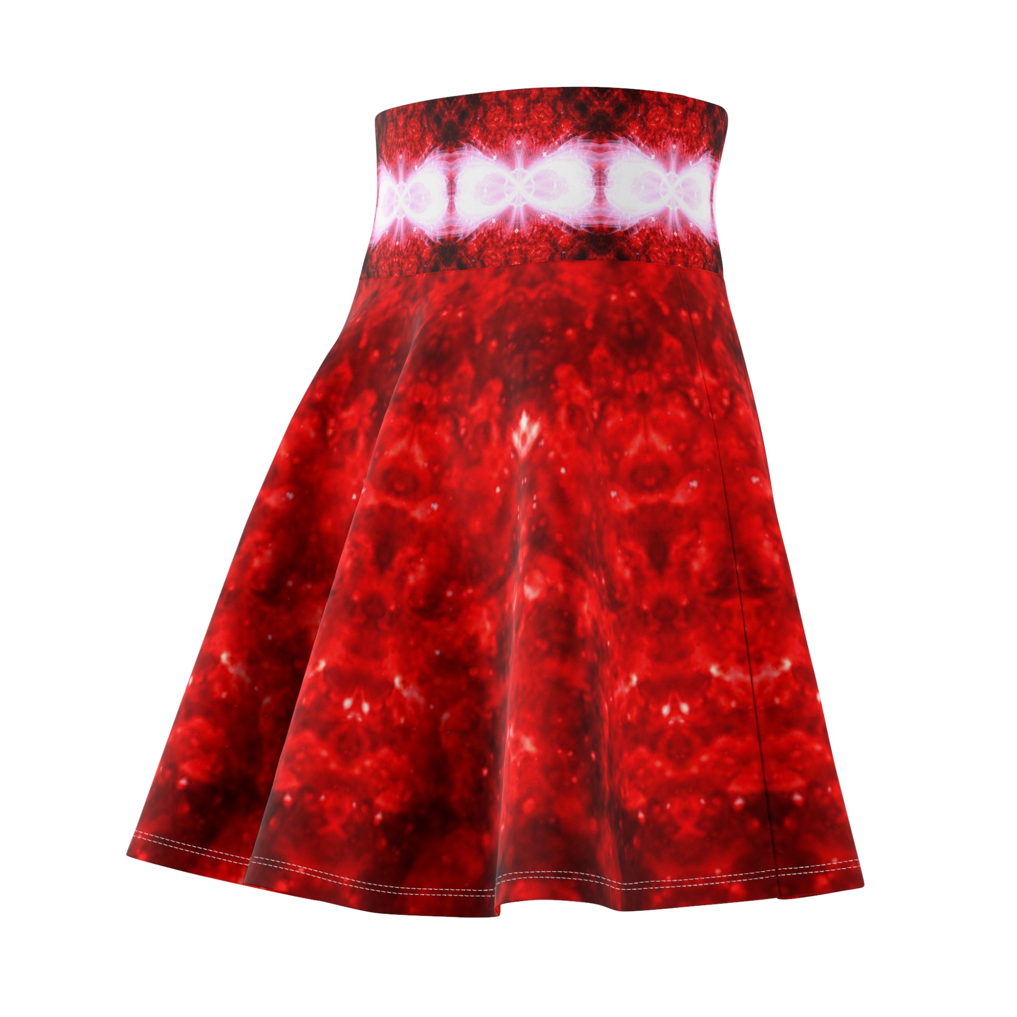 Katerina’s Battle Symphony Red Instead 2022 Desires Women's Skater Skirt