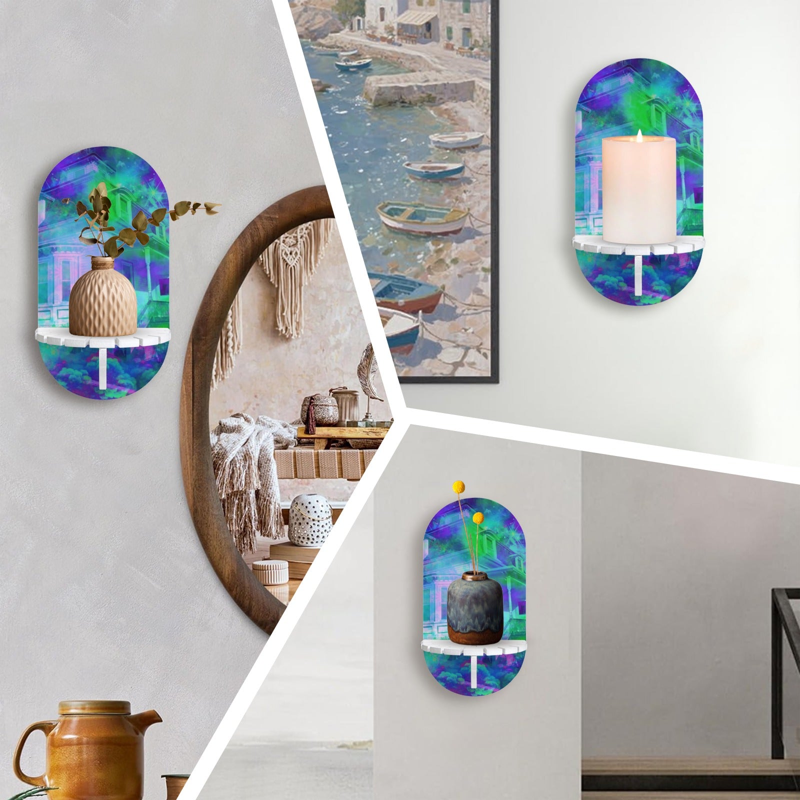 Katerina's Now & Forever Hocus Pocus Desires Wall Mounted Candle Holder | Ships from USA