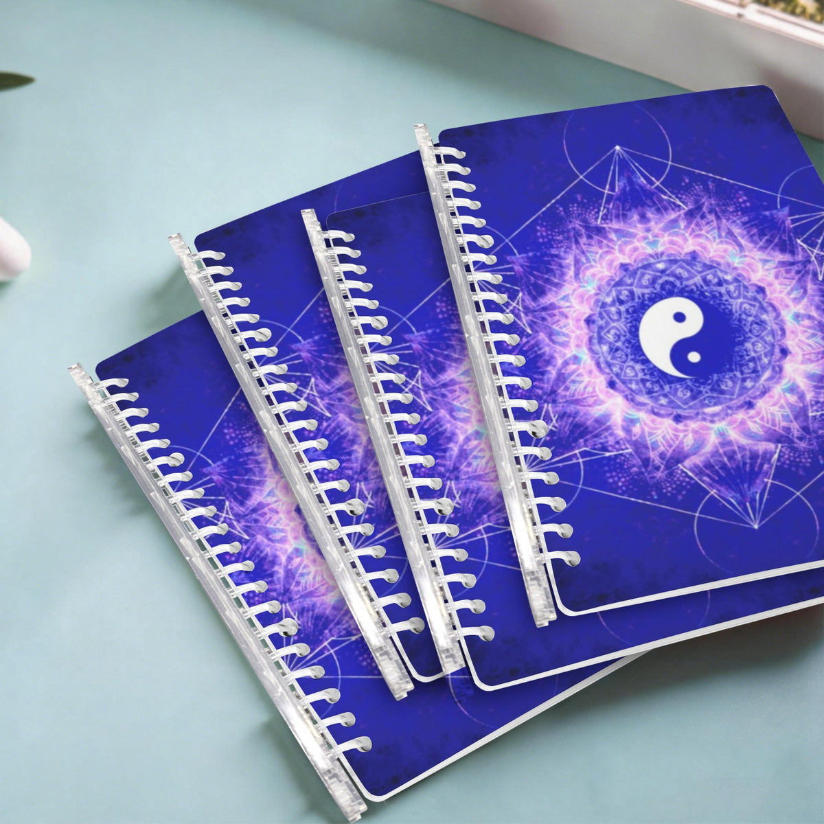 Katerina's Uncertainty in Time & Space Yin Yang Meditations Loose-Leaf Notebooks ( Cover Print, 4-Pack ) | Ships from USA