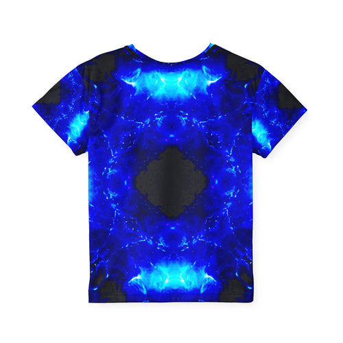 Amen Jin's Blue Flame Desires Kids Sports Jersey