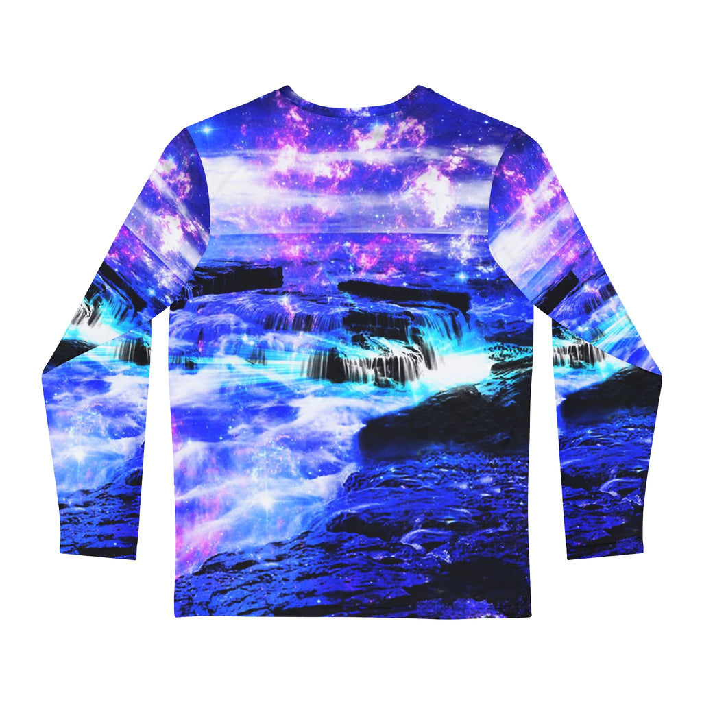 Iridescent Magickal Sea Dreams Men's Long Sleeved Shirt