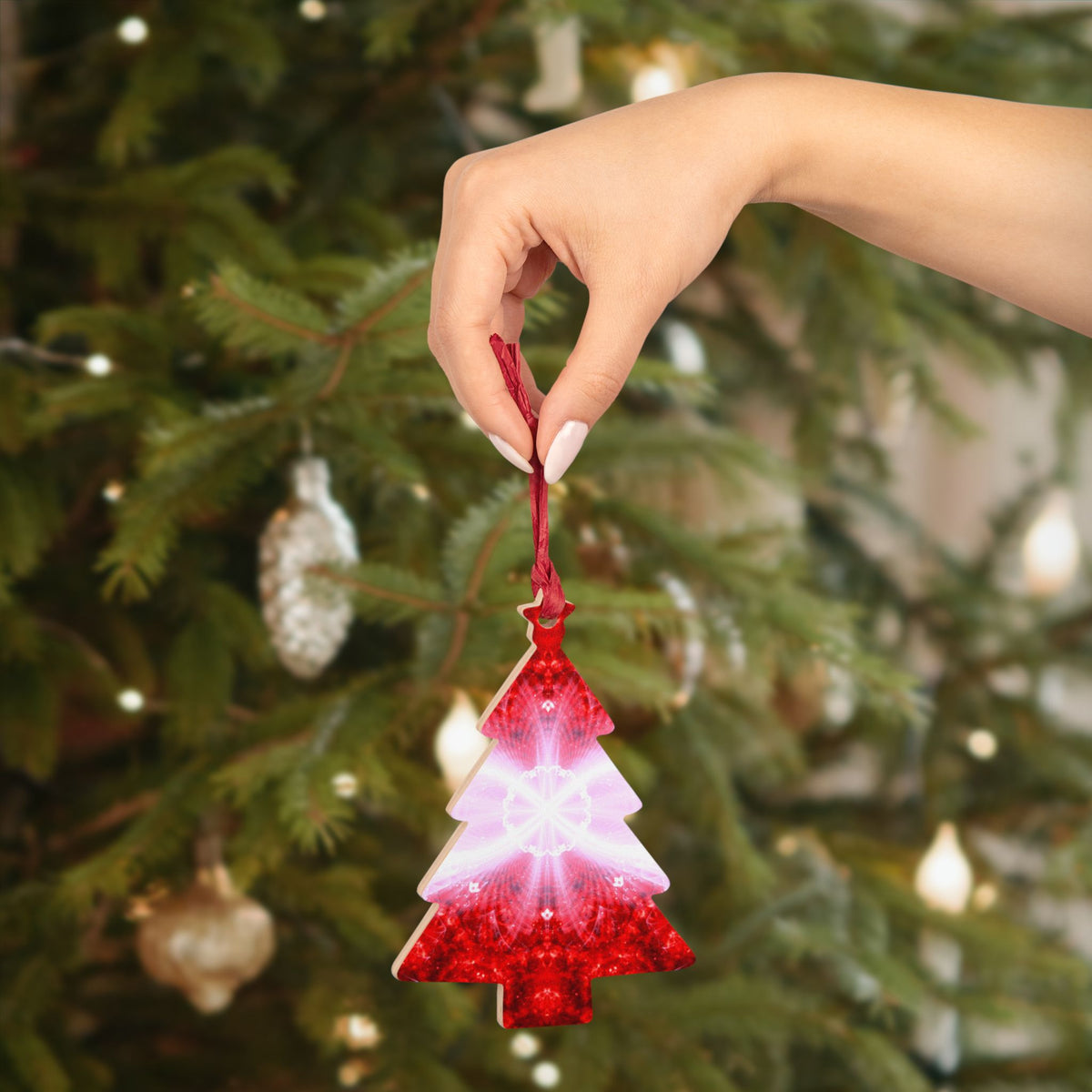Katerina’s Battle Symphony Red Instead 2022 Desires Wooden Ornaments
