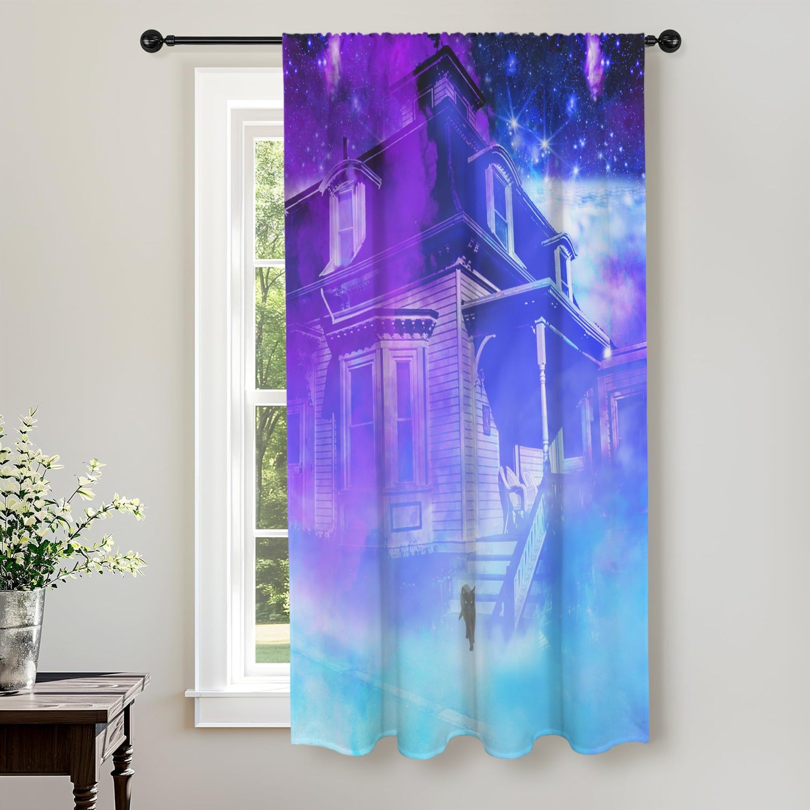 Amen Jin's Katerina's Eros & Psyche Desires Hocus Pocus Dreams Window Curtain 52" x 63" ( 1 Piece ) | Ships from USA