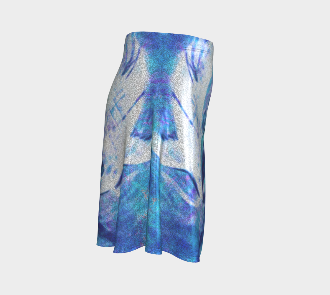 Amen Jin's Lotus Desires Koi Dreams Flared Skirt