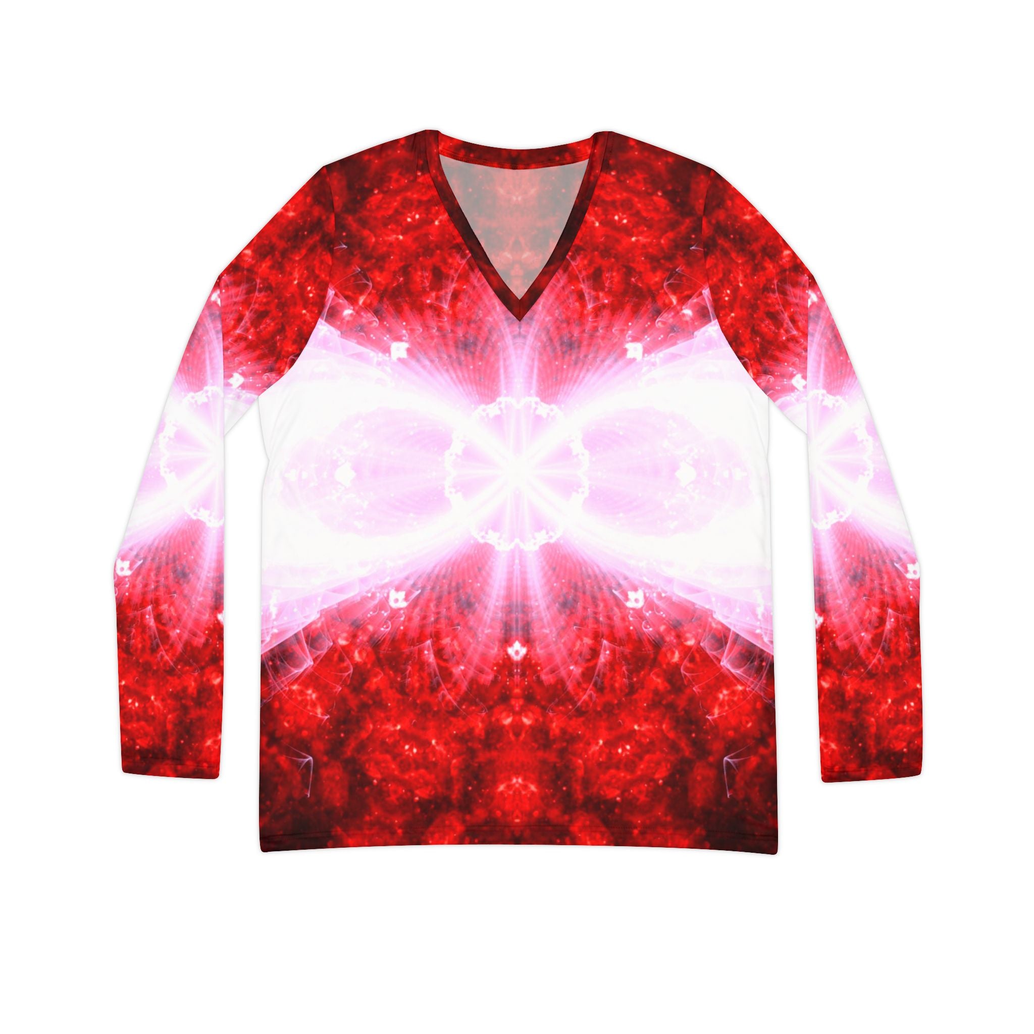 Katerina’s Battle Symphony Red Instead Desires 2002 Women's Long Sleeve V-neck