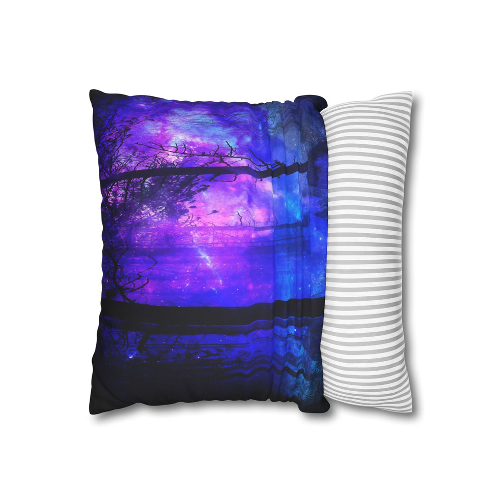 Creation's Heaven Mystic Night Dreams Faux Suede Square Pillow Case