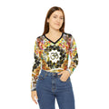 Amen Jin's Desires to Breathe Again Fairy Om Meditations Women's V-neck Shirt