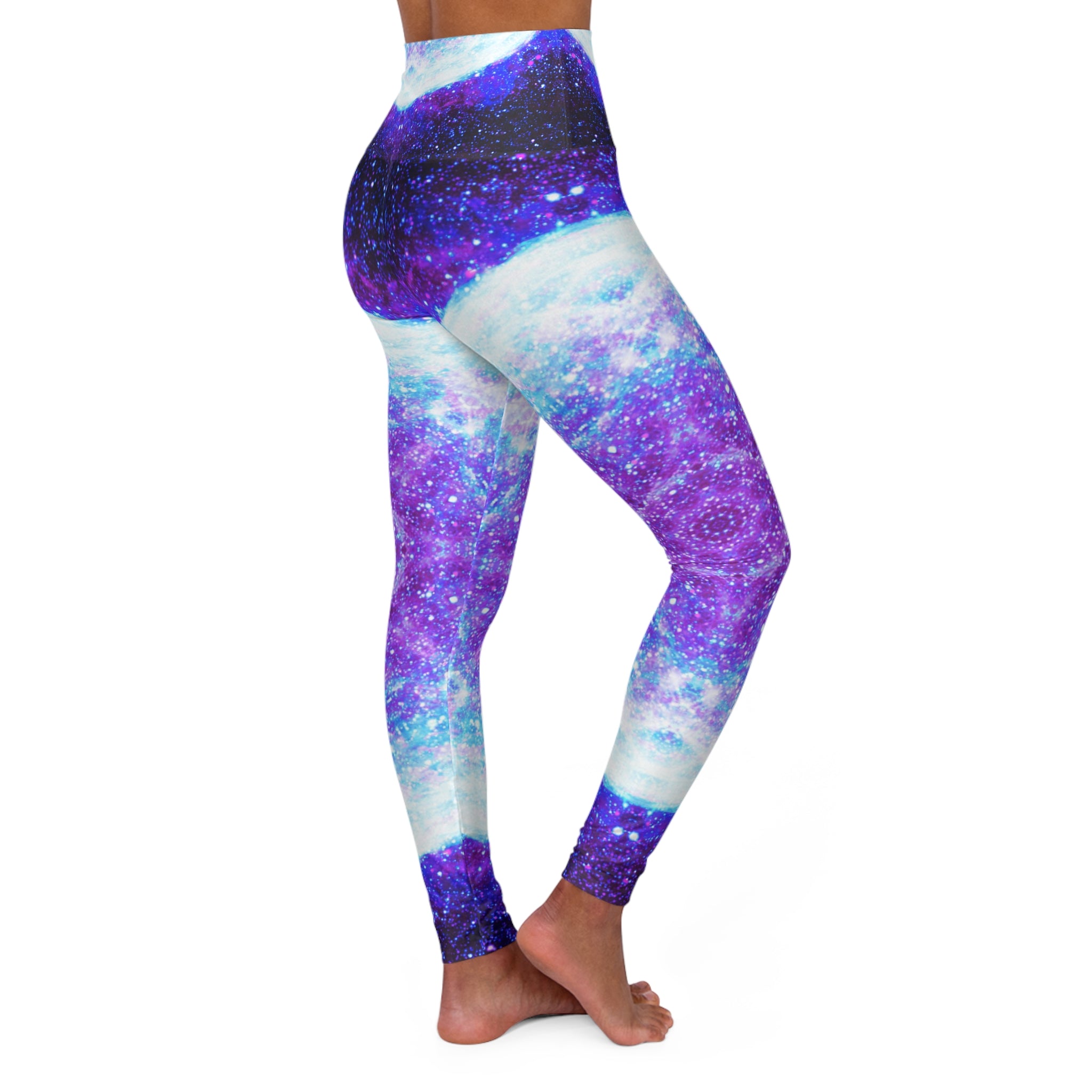 Amen Jin's as the Dark Against my Halo Desires High Waisted Yoga Leggings